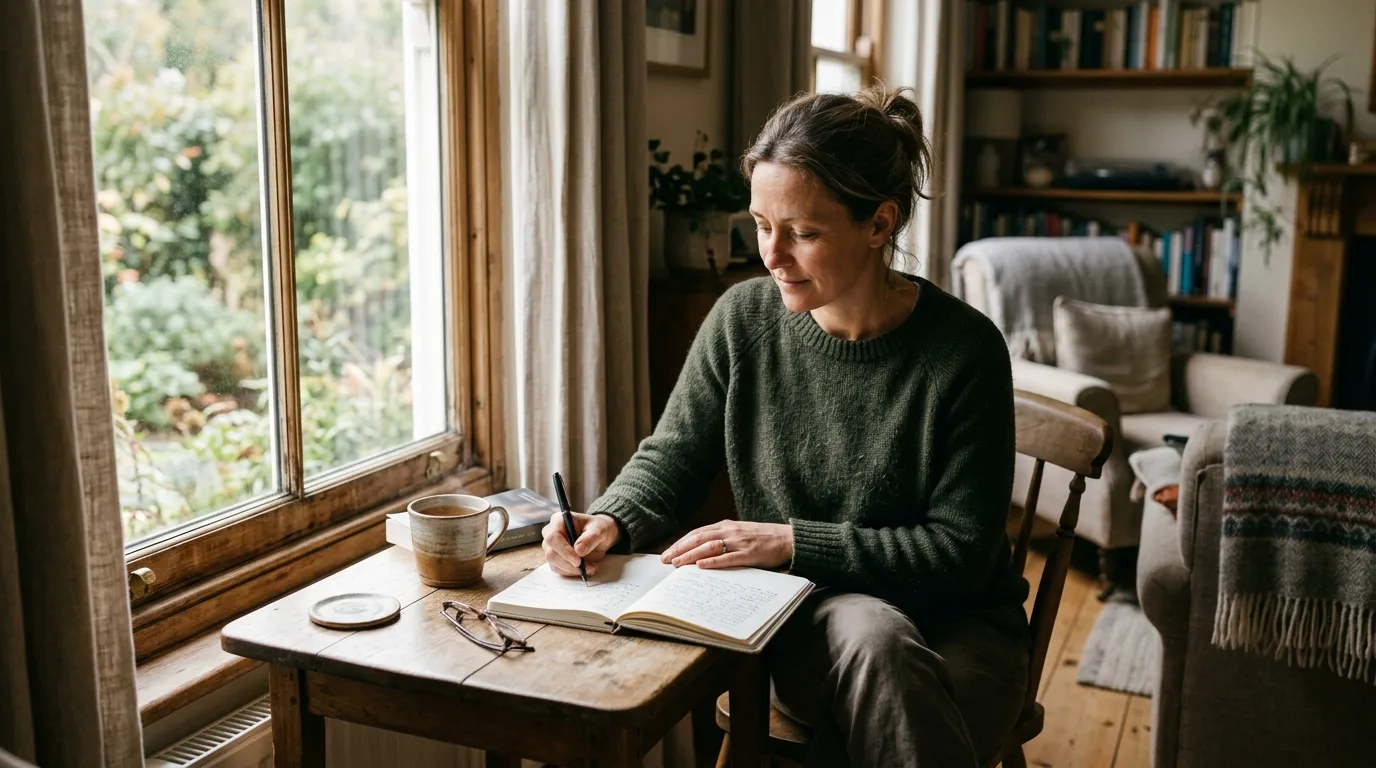 Caregiver taking time for personal wellbeing during a loved one’s recovery