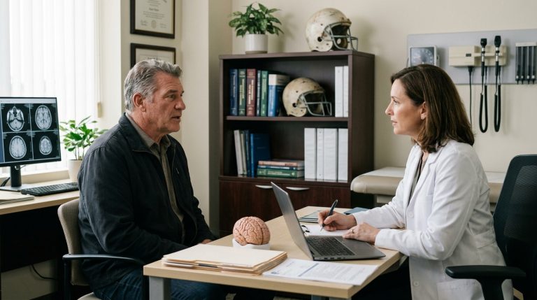 CTE in former NFL players discussed during a neurological evaluation