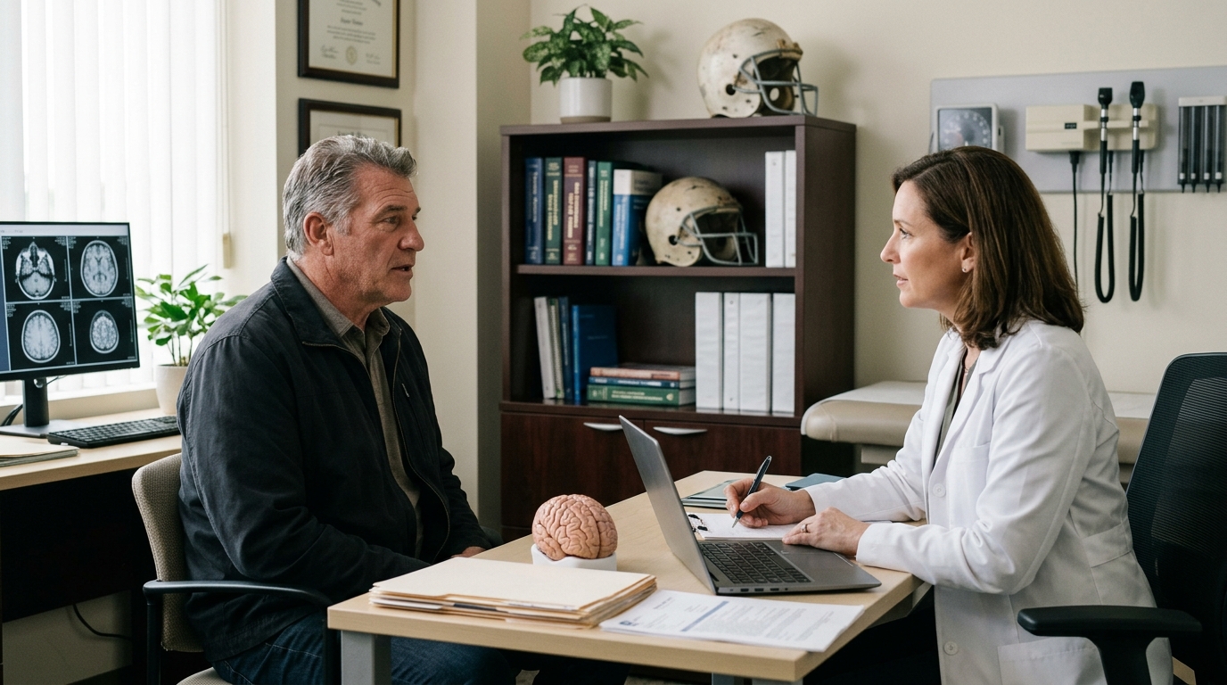 CTE in former NFL players discussed during a neurological evaluation
